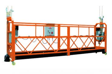 2.5M x 3 seccions 1000kg Plataforma d'accés suspès Velocitat d'elevació 8-10 m / min
