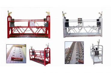 plataforma de connexió suspesa de corda penjada, màquina de gòndoles d'elevació zlp630 de construcció